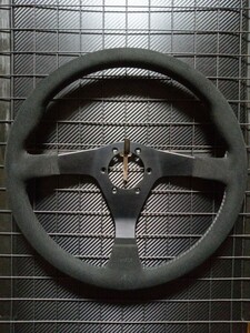 NARDI GARA3 ナルディ ガラ3　ALCANTARA アルカンターラ ダークグレーステッチ