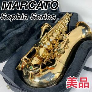 テナーサックス　マルカート　ソフィアシリーズ　ゴールド　やさしい　初心者　中古　安い　おすすめ　MARCATO　SOPHIA