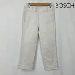 ボッシュ　BOSCH ストレッチ クロップドパンツ　白　レディース32