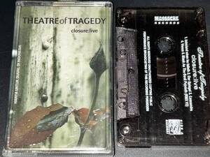 Theatre Of Tragedy / Closure : Live 輸入カセットテープ　ステッカー付