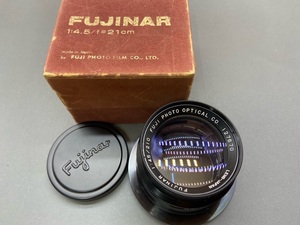 L122〔中古品/動作未確認〕 FUJINAR　カメラレンズ　1:4.5/f=21cm