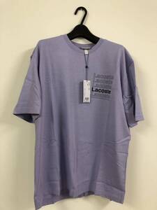 ★新品未使用LACOSTE L!VE レタリングTシャツ Lサイズ