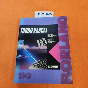 H08-028 TURBO PASCAL MACINTOSH BORLAND 洋書