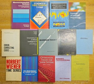 r0903-13.理工書(数学) 洋書まとめ/数理科学/MATHEMATICS/離散数学/物理学/量子論/ウェーブレット/プログラミング