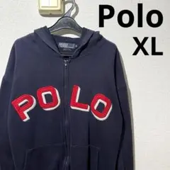 【希少】polo by RalphLaurenパーカー アーチロゴ XL