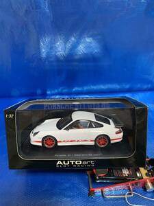 オートアート 1/32 ポルシェ 911 （996）GT3 RS 2004 レッドストライプ 未走行