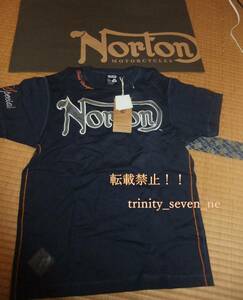 廃盤Norton 総刺繍Tシャツ。「S」 新品未使用