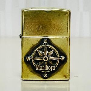 ZIPPO ジッポー Marlboro マルボロ コンパス 羅針盤 ADVENTURE TEAM 1997年製 オイルライター 現状販売