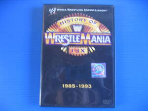 DVD■特価処分■視聴確認済■WWE ヒストリー・オブ・レッスルマニア 1985-1993 (プロレス)■No.2780