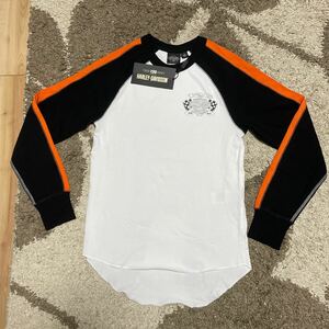 新品未使用 120周年記念 HARLEY DAVIDSON ハーレーダビッドソン 長袖Tシャツ メンズUSサイズS ロンT バイク