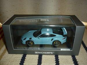 Car.tima PMA 1/43 特注 ポルシェ 911 GT3 RS (991) Gulf blue