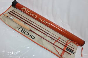 エコー Echo　リバーグラス River Glass　4番　7フィート6インチ　クロスバッグ&グラスファイバーケース付き