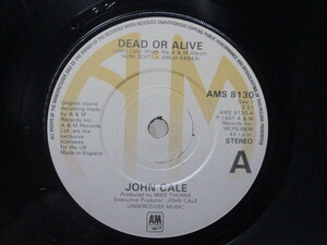 JOHN CALE ジョン・ケイル Dead Or Alive c/w Honi Soit 英 EP ヴェルヴェット・アンダーグラウンド Velvet Underground