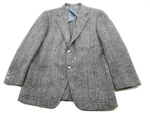 【送900円】4420　MARUZEN　Harris Tweed　ハリスツイード　テーラードジャケット　ウール100％　柄×グレー　サイズ不明