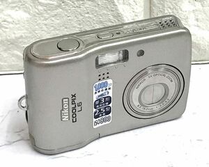 Nikon ニコン COOLPIX クールピクス L6 コンパクト デジタルカメラ 単三電池駆動 簡単操作確認済 fah 10J018S