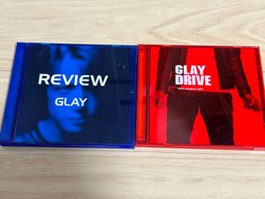 GLAY CD ベストアルバム 「REVIEW」「DRIVE」