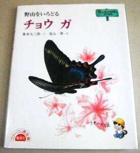 見山 博/絵(直筆サイン・イラスト入り)「チョウ ガ　野山をいろどる」奥本大三郎/文