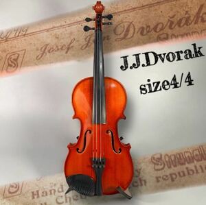 【上質な材質に高度な職人技法】チェコ製 バイオリン Josef Jan Dvorak ドボルザーク 4/4 Strunal 工房 No 220. 弦楽器