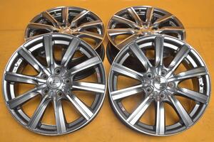 221031500747210　weds　レオニスCL　17×6.5J　+53　5穴　PCD114.3　ハブ径73mm　4本セット