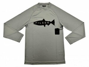 送料無料4★Filson★フィルソン Barrier Raglan 長袖シャツ size:XS ストームグレイ