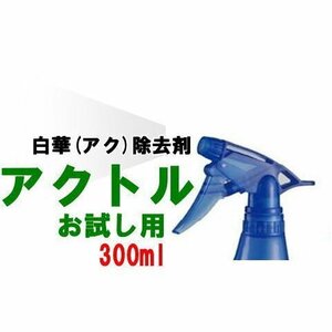 アクトル300ml お試し用スプレー　白華(エフロ)除去剤　テクノクリーン