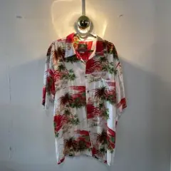 vintage USA RAYON アロハシャツ　開襟　ロカビリー　ハワイアン