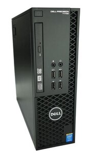 30日保証 Windows7 Pro 32BIT DELL Precision T1700 SFF Xeon E3-1220 V3 3.10GHz 4GB 新品SSD 256GB DVD 中古パソコン デスクトップ