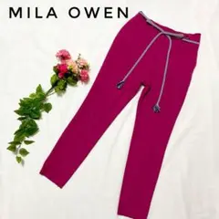 Mila Owen ミラオーウェン【F】パンツ　ボトムス　マゼンダ　ピンク　美脚