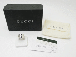 【GUCCI】 グッチ SV925 シルバー　ヴィンテージ　リング　＃13.5号　中古　小傷有　お買い得品　送料無料！！