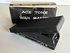 ④j112◆ACE TONE◆ワウペダル WAH MASTER WM-1 ワウマスター エフェクター エレキギター 楽器 音楽機材 外箱付 ビンテージ