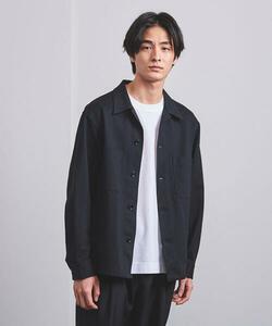 ＜UNITED ARROWS＞ ミラノリブ CPO ネイビー 紺 シャツ ジャケット ユナイテッドアローズ メンズ 無地 サイズ s ブルー 青 綿