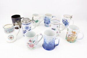 【ト長】 KIRIN BEER MUG COLLECTION 1979～1988 10点 ウェッジウッド フッチェンロイター コペンハーゲン ローゼンタール 等 IR118IOC82