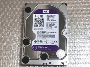 ■ AVコマンド対応 ビデオ保存・NASに　4TB HDD WD パープル(紫)　WD40PURX