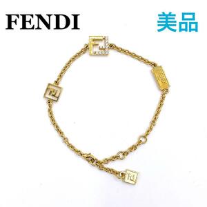 フェンディ FENDI ズッカ ストーン ブレスレット　アクセサリー　ブランド