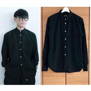 COMME des GARCONS HOMME PLUS 23SS 山口一郎着 ポリ縮絨シャツ S コムデギャルソン オム プリュス YI CDG DEUX SHIRT JUNYA WATANABE MAN