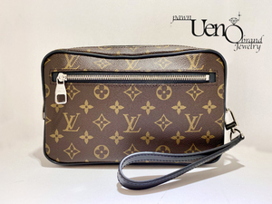 【質屋】送料無料！LOUIS VUITTON ルイ・ヴィトン モノグラム・マカサーライン ポシェット・カサイ