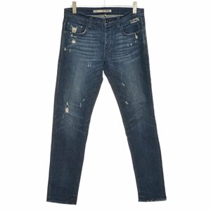 ◆420907 【値下げ】!iTEM DENIM アイテムデニム ダメージジーンズ デニムパンツ スリム テーパード 327 サイズW31 メンズ USA製