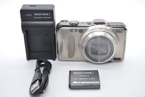 極美品　FUJIFILM デジタルカメラ FinePix F600EXR シャンパンゴールド 1600万画素 広角24mm光学15倍 F FX-F600EXR G