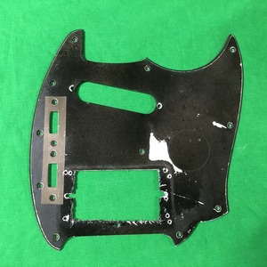 ピックガード ムスタング用 黒 中古 ギター Guitar 部品 パーツ