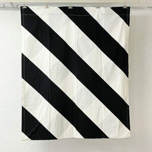 ● マリメッコ marimekko ライタ Raita 生地 ファブリック 125×302cm マイヤ・イソラ Maija Isola フィンランドビンテージ A