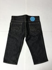 極美品★PHENOMENON フェノメノン クロップドデニムパンツ クロップドパンツ ブラックデニムパンツ pants