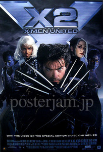 X-メン2 X-Men2 ビデオ発売告知 オリジナルポスター