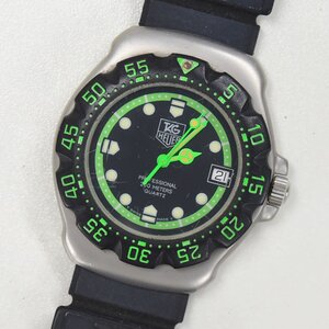 1円 可動品 腕時計 タグホイヤー TAG HEUER フォーミュラ1 375.513 クォーツ ボーイズ ブラック 同梱不可