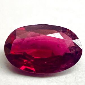 ソ付き!!1円〜!!◆天然ルビー0.545ct◆d 約6.7×4.3×2.0mm ルース 裸石 宝石 コランダム ルビー ruby w4/300