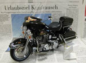 ★フランクリンミント*ハーレー*1/10*1976 Harley-Davidson Electra Glide ブラック