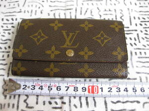 美品 LOUIS VUITTON ルイヴィトン M61735 CA0916 モノグラム ポルトモネ ジップ 二つ折り財布ウォレット小銭入れL字ファスナーレディース