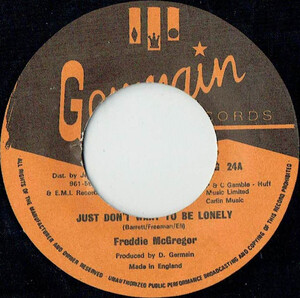 英7 Freddie McGregor / Germain All Stars Just Dont Want To Be Lonely / Revolution Rock DG24A Germain Records /00080