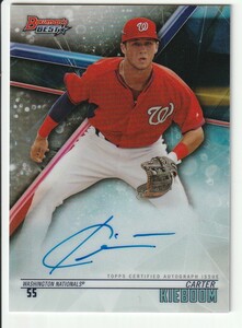 2018 BOWMAN’S BEST【Carter Kieboom】 Ref Auto 