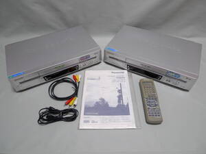 Panasonic NV-HX10G-S VHSビデオデッキ 2台セット ジャンク品 パナソニック