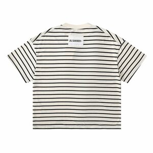 JIL SANDER ジルサンダー 半袖ストライプTシャツ オーバーサイズ ユニセックス 男女兼用 半袖tシャツ Mサイズ